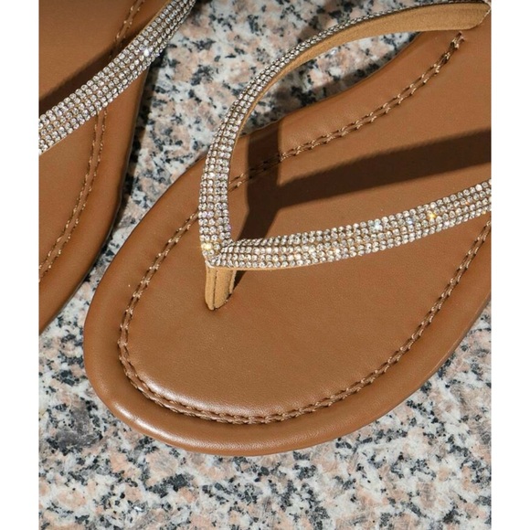 NWOT Rhinestone sandals - Picture 7 of 7